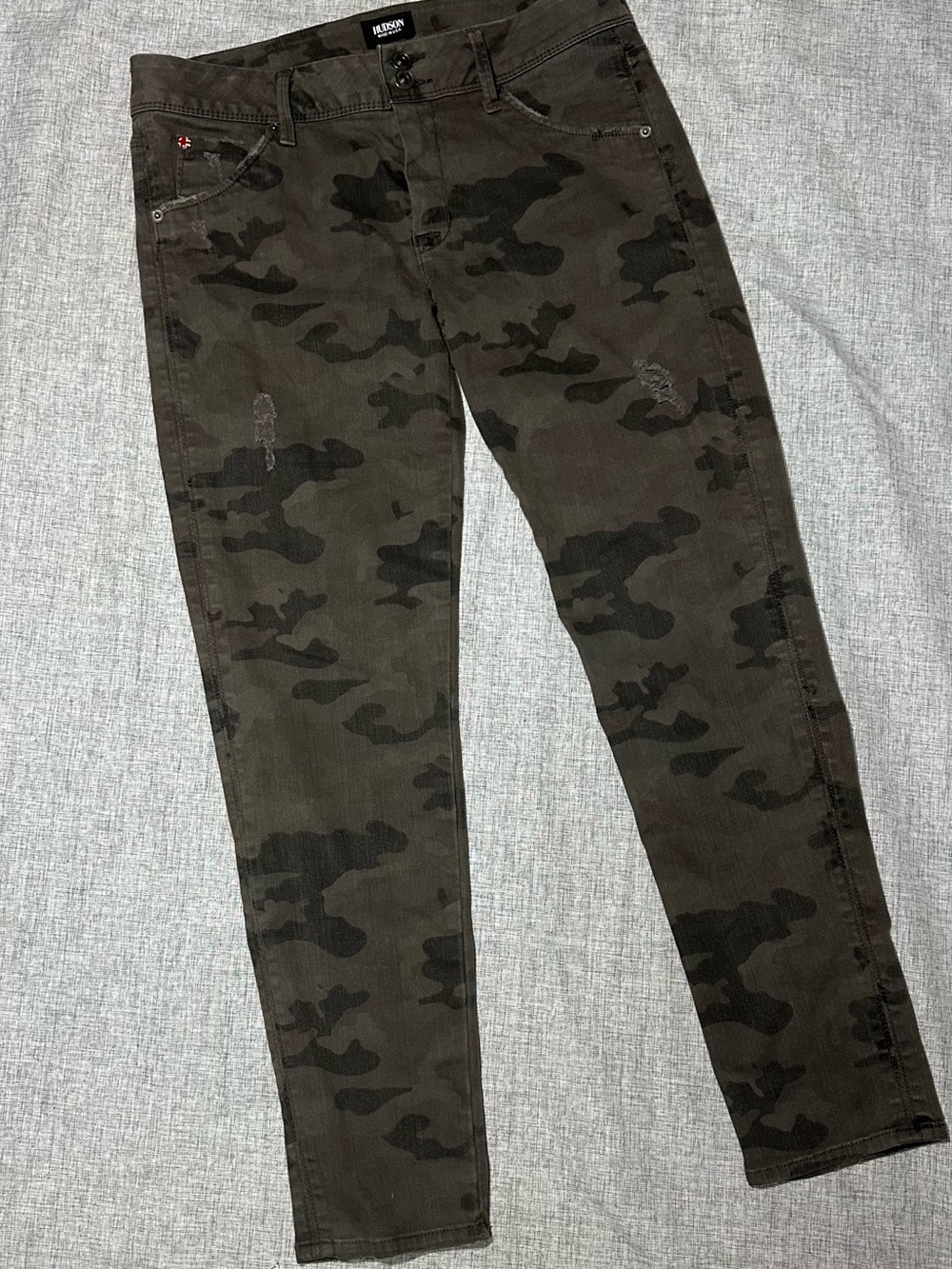 Women’s camo Hudson jeans